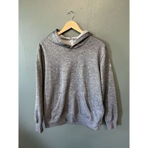 Adidas Womens Gray Pullover Hooded Sweatshirt Athletic Size Medium
